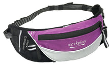 Load image into Gallery viewer, Purple ladies bum bag carries iphone
