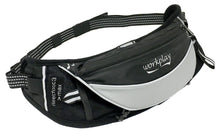 Load image into Gallery viewer, Running Bum Bag for women - Black and reflective
