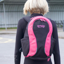 Load image into Gallery viewer, Womens Fitness Rucksack Pink and Black
