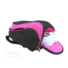 Load image into Gallery viewer, Gymwise II Pink Ladies Gym Backpack with Shoe Compartment

