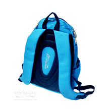 Load image into Gallery viewer, Blue Womens Gym Backpack with comfortable straps
